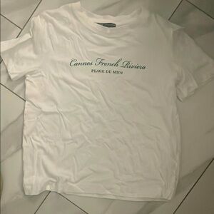Cannes French Riviera White T-Shirt